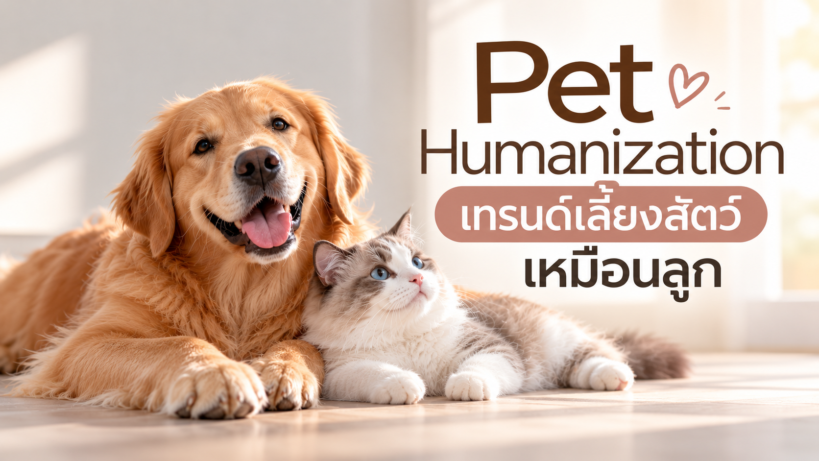 Pet Humanization เทรนด์เลี้ยงสัตว์เหมือนลูก