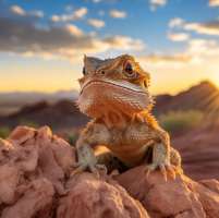 Bearded Dragon กิ้งก่าออสเตรเลีย เบียร์ดดราก้อน