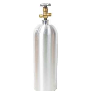 ถังคาร์บอนไดออกไซด์ (CO2) อลูมิเนียม ใช้ทำโซดา เกลียว CGA320 (4 L)