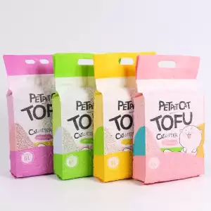 ทรายแมวเต้าหู้ 6 ลิตร/2kg ออร์แกนิค100% ผลิตจากกากถั่วเหลืองธรรมชาติ
