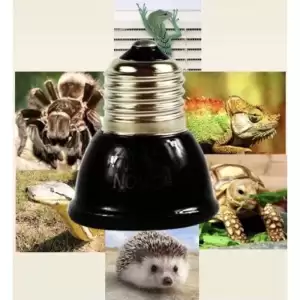 Ceramic lamp หลอดไฟเซรามิค​ หลอดไฟให้ความร้อน​(ไม่มีแสง) สำหรับกกไฟ ให้ความอบอุ่นเต่าบกสัตว์เลื้อยคลาน ใช้กับขั้วเซรามิค