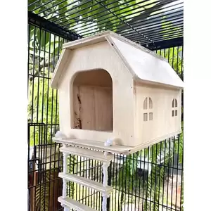 WC07 บ้านนก บ้านชูการ์ขนาดใหญ่ บ้านไม้สำหรับนก บ้านนก บ้านกระรอก
