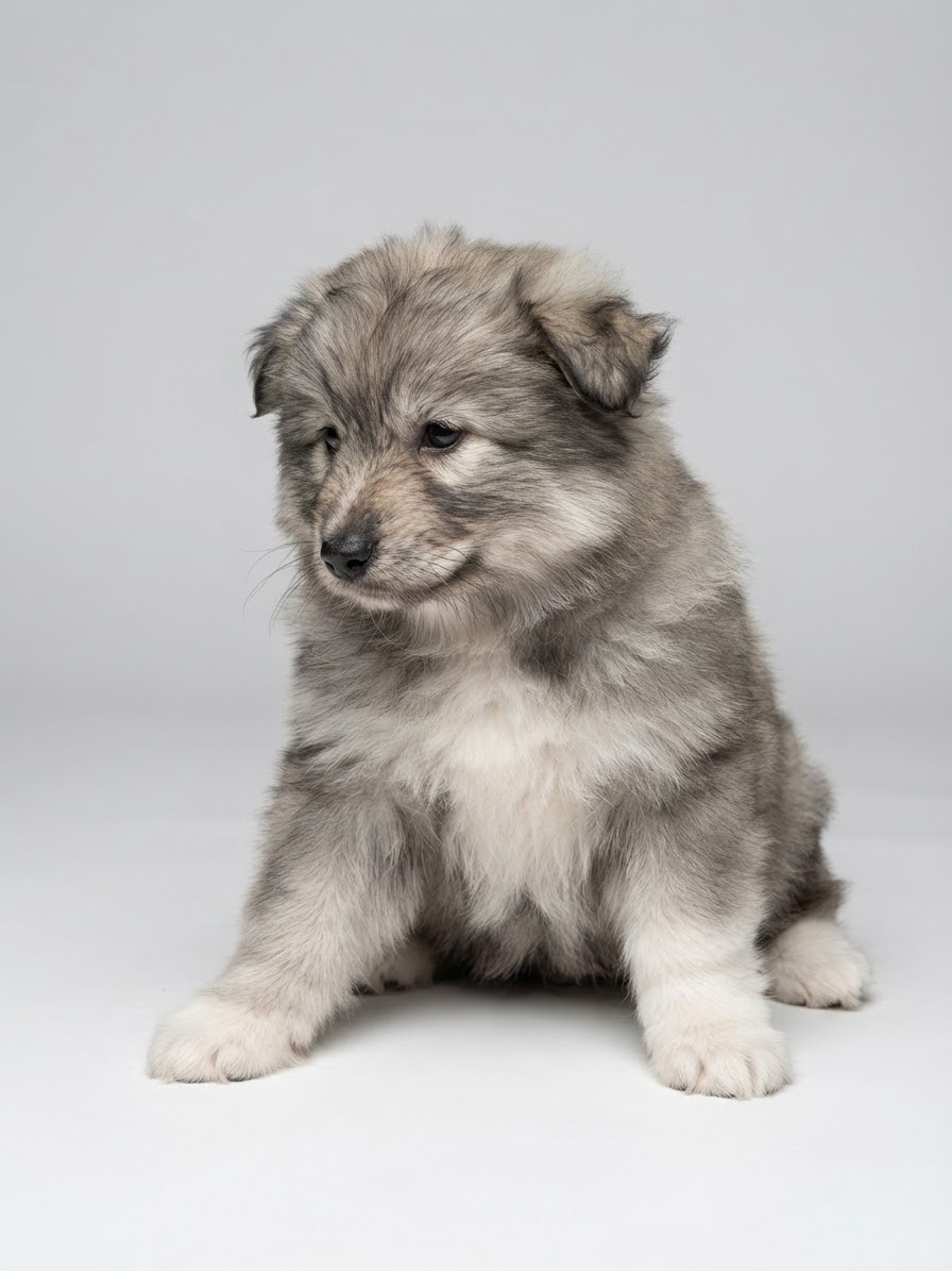 Sable F1 Pomsky Puppy