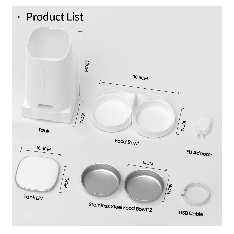 【พร้อมสต็อก 】Rojeco เครื่องให้อาหารสัตว์เลี้ยงอัตโนมัติ WiFi พร้อมรีโมตคอนโทรล 4 ลิตร สําหรับสัตว์เลี้ยง สุนัข แมว ภาพที่ 4