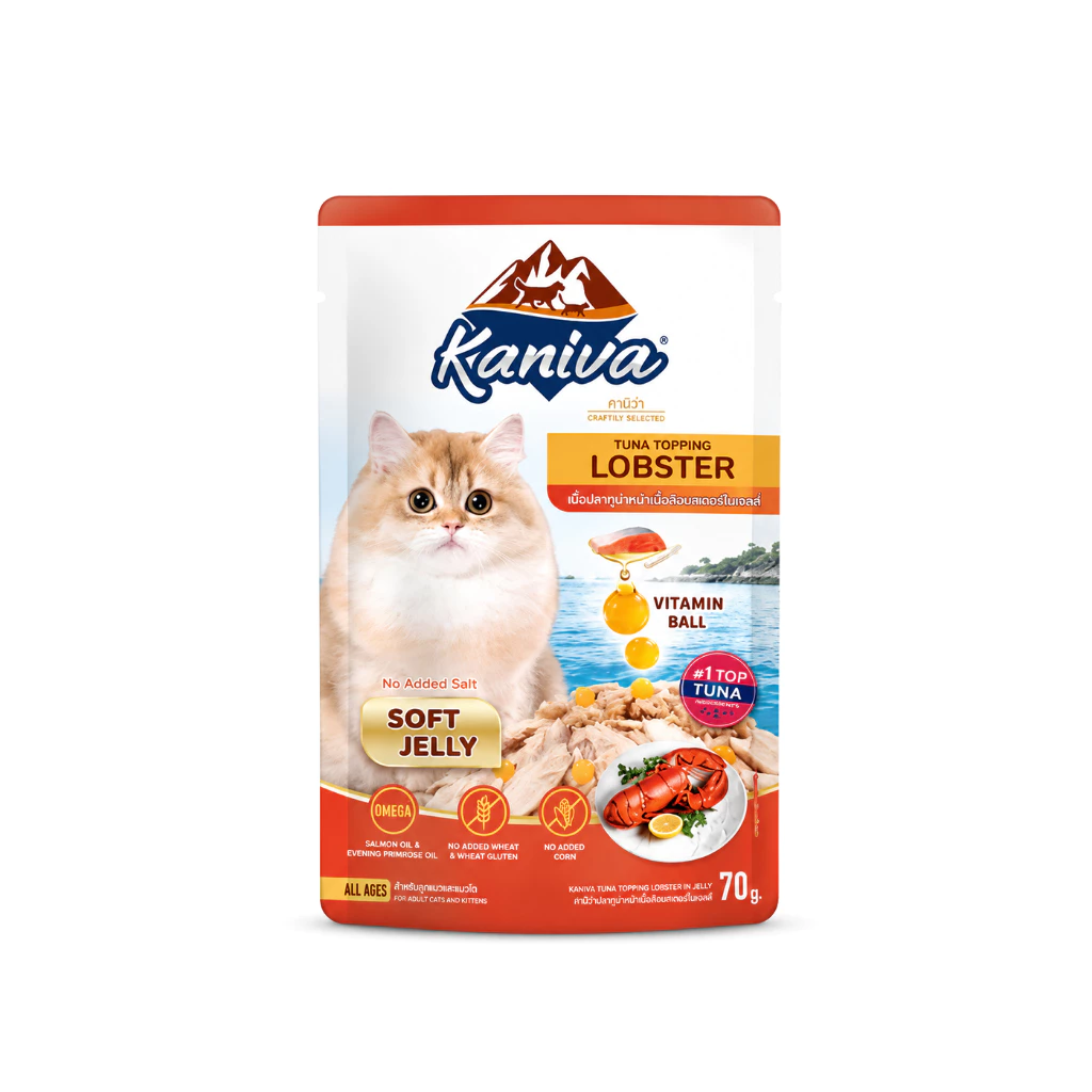 Kaniva อาหารแมวเปียก วิตามินบอล อาหารแมวคานิว่า แมวทุกวัย petus kingkaew ภาพที่ 4