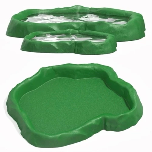 ถาดอาหารและน้ำ PVC สำหรับเต่าบกและสัตว์เลื้อยคลาน Nomoypet ขนาดเล็ก ภาพที่ 2