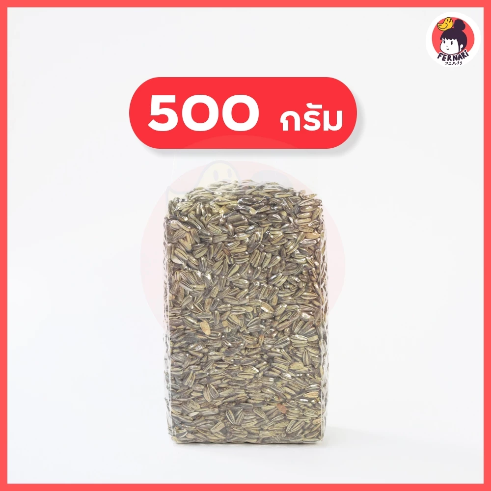 ทานตะวันขาวลาย อาหารนกแก้ว อาหารนกธัญพืช ปริมาณ 500 gอาหารนก อาหารนกและอาหารเสริม นกแก้ว สัตว์ เพาะต้นอ่อนทานตะวัน ภาพที่ 2