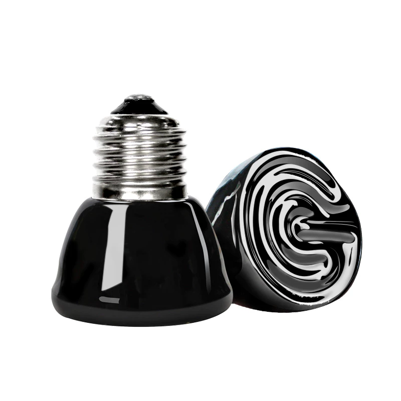 หลอดไฟเซรามิค หลอดไฟให้ความร้อน mini หลอดไฟกกนก ให้ความอบอุ่นเต่าบก Ceramic Lamp Heat Lamp ขั้วมาตรฐาน E27 ภาพที่ 4