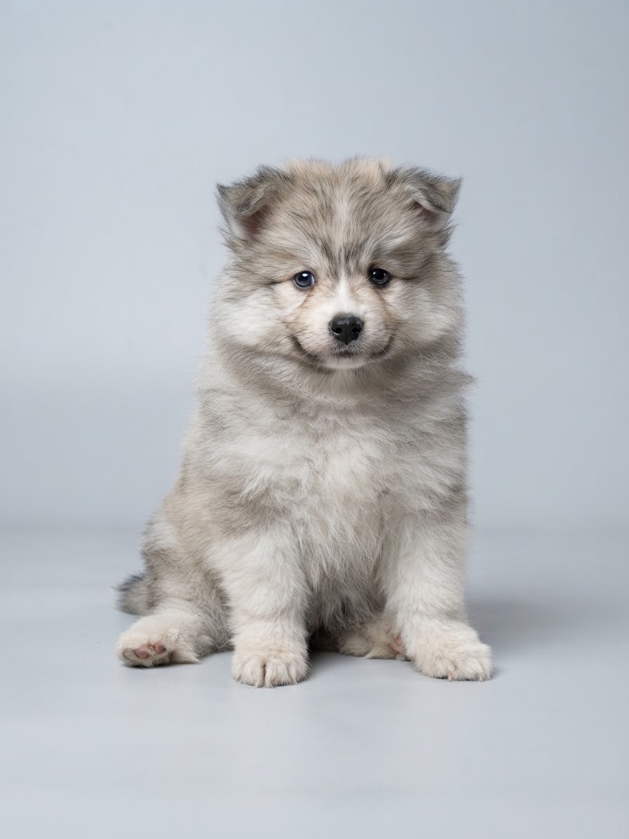 Pumpkin F1 Pomsky Puppy ภาพที่ 3