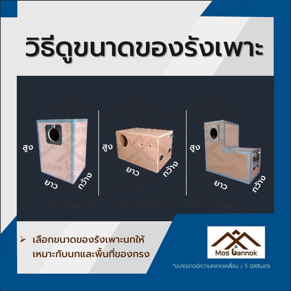 รังเพาะนก เลิฟเบิร์ด ฟอพัส มีลิ้นชัก พร้อมส่ง รังเพาะ บ้านนก กล่องเพาะ รังนอนนก กล่องไข่นก ลังเพาะนก ภาพที่ 5