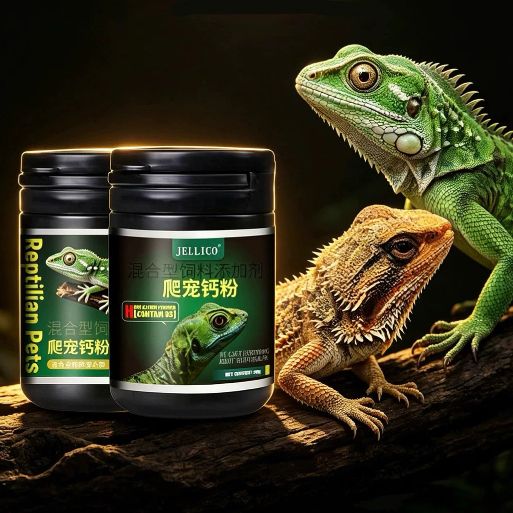 JELLICO Reptile Probiotics โปรไบโอติก 50g สำหรับสัตว์เลื้อยคลาน เต่าบก อีกัวน่า กิ้งก่า คาเมเลียน ตุ๊กแก ภาพที่ 3